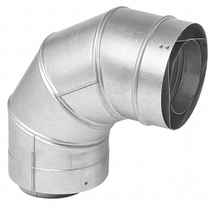 VENT PIPE ELBOW 90 DEGREE 4IN L 3IN DIA. by Metal Fab