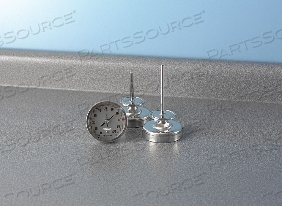BIMETAL THERMOM 5 IN DIAL -40 TO 120F by REOTEMP BIMETAL THERMOM 5 IN DIAL -40 TO 120F by REOTEMP