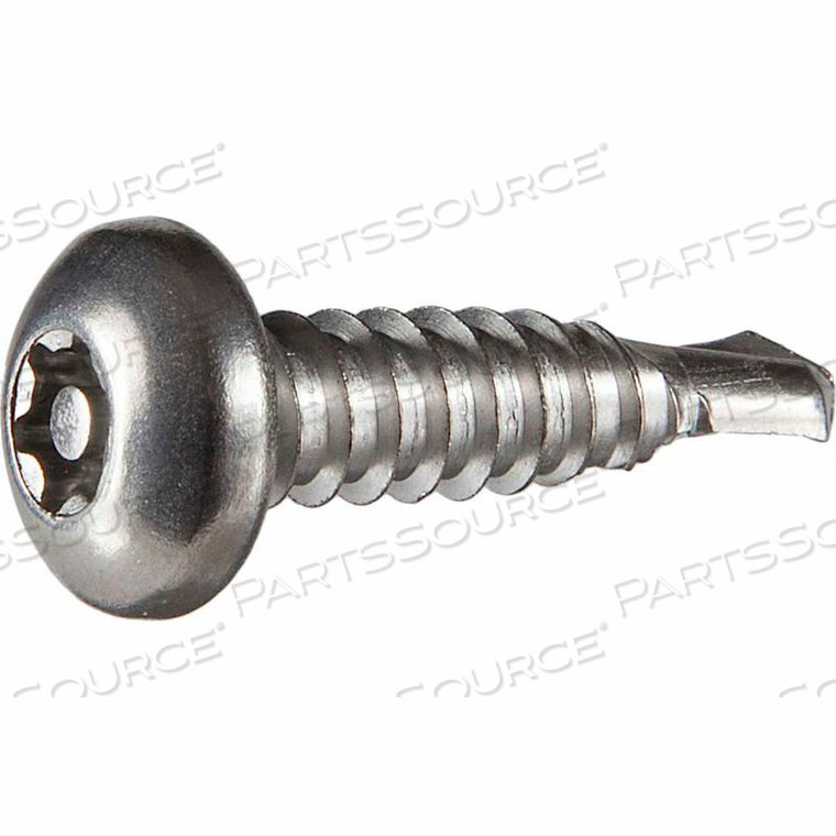 #8AB X 1-1/4" TAMPER-PROOF SECURITY SELF-DRILLING SCREW - PAN 6 LOBE HEAD - 410 SS - PKG OF 100 by Tamperproof Screw Company, Inc.