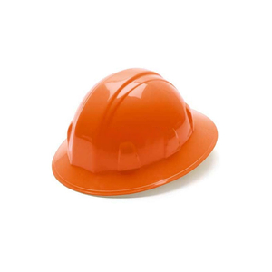 ORANGE FULL BRIM STYLE 4 POINT RATCHET SUSPENSION HARD HAT by Pyramex