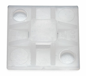 CABLE TIE MOUNTING PAD 4-WAY NATRL PK100 by Ty-Rap