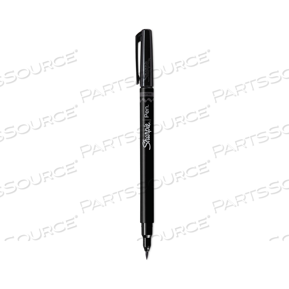 BRUSH TIP PENS, FINE BRUSH TIP, BLACK by Sharpie BRUSH TIP PENS, FINE BRUSH TIP, BLACK by Sharpie