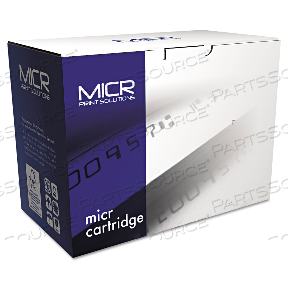 COMPATIBLE CE285A(M) (85AM) MICR TONER, 1,600 PAGE-YIELD, BLACK by MICR Print Solutions COMPATIBLE CE285A(M) (85AM) MICR TONER, 1,600 PAGE-YIELD, BLACK by MICR Print Solutions