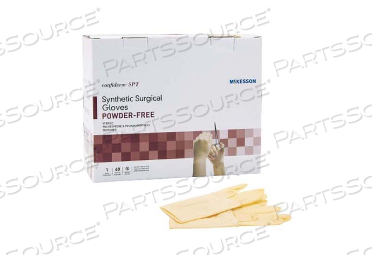 CONFIDERM® SPT POLYCHLOROPRENE / POLYISOPRENE STANDARD CUFF LENGTH SURGICAL GLOVE, SIZE 9, YELLOW (40 PER BOX) by McKesson