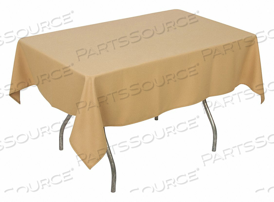 TABLECLOTH RECTANGLE 52X70IN SANDALWOOD 