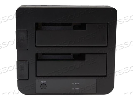 DUAL-BAY HARD DRIVE DOCK FOR 2.5 / 3.5 SATA DRIVES, SATA III (6.0 GBPS) HDD/SSD by StarTech.com Ltd. DUAL-BAY HARD DRIVE DOCK FOR 2.5 / 3.5 SATA DRIVES, SATA III (6.0 GBPS) HDD/SSD by StarTech.com Ltd.
