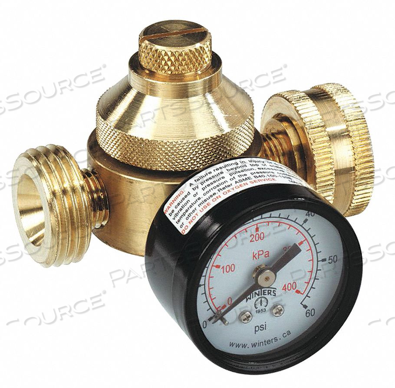 PRESSURE REGULATOR 3/4 IN 10 TO 60 PSI by Watts Regulator Co. PRESSURE REGULATOR 3/4 IN 10 TO 60 PSI by Watts Regulator Co.