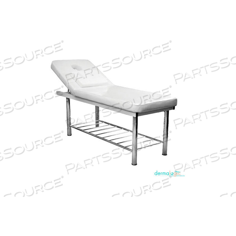 SANGER SALON MASSAGE TABLE - VINYL - WHITE 