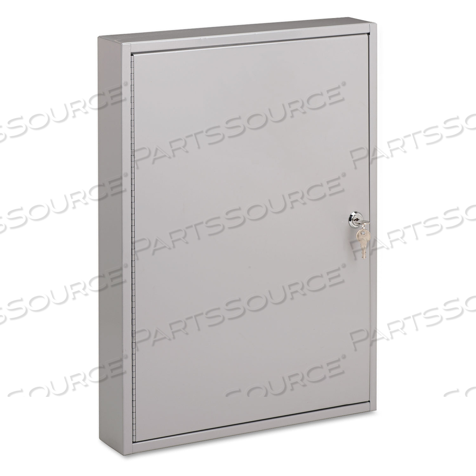 LOCKING KEY CABINET, 100-KEY, STEEL, GRAY, 16.5 X 3 X 22.5 