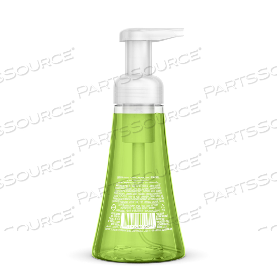 FOAMING HAND WASH, GREEN TEA AND ALOE, 10 OZ PUMP BOTTLE by Method FOAMING HAND WASH, GREEN TEA AND ALOE, 10 OZ PUMP BOTTLE by Method