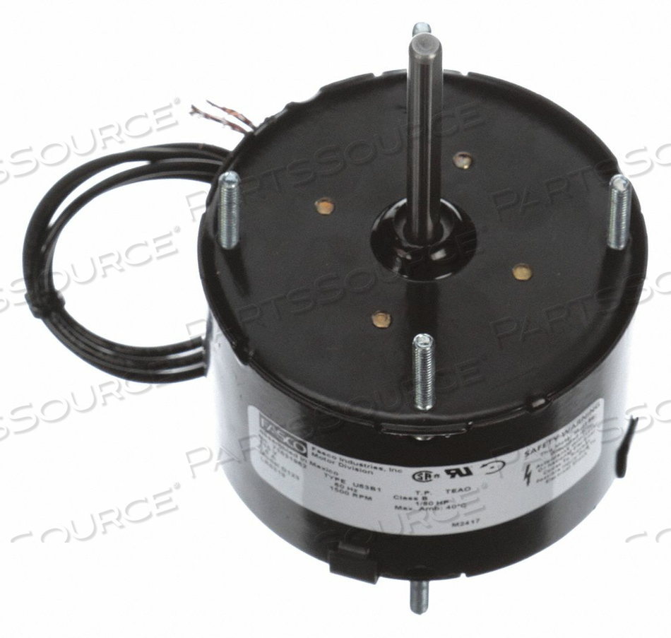 HVAC MOTOR 1/80 HP 1500 RPM 115V 3.3 by Fasco