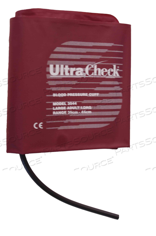 ULTRACHECK NYLON REUSABLE BP CUFFS, LARGE ADULT LONG 35 - 44 CM, SINGLE TUBE,CUFF ONLY, 5/BAG by Spacelabs Healthcare