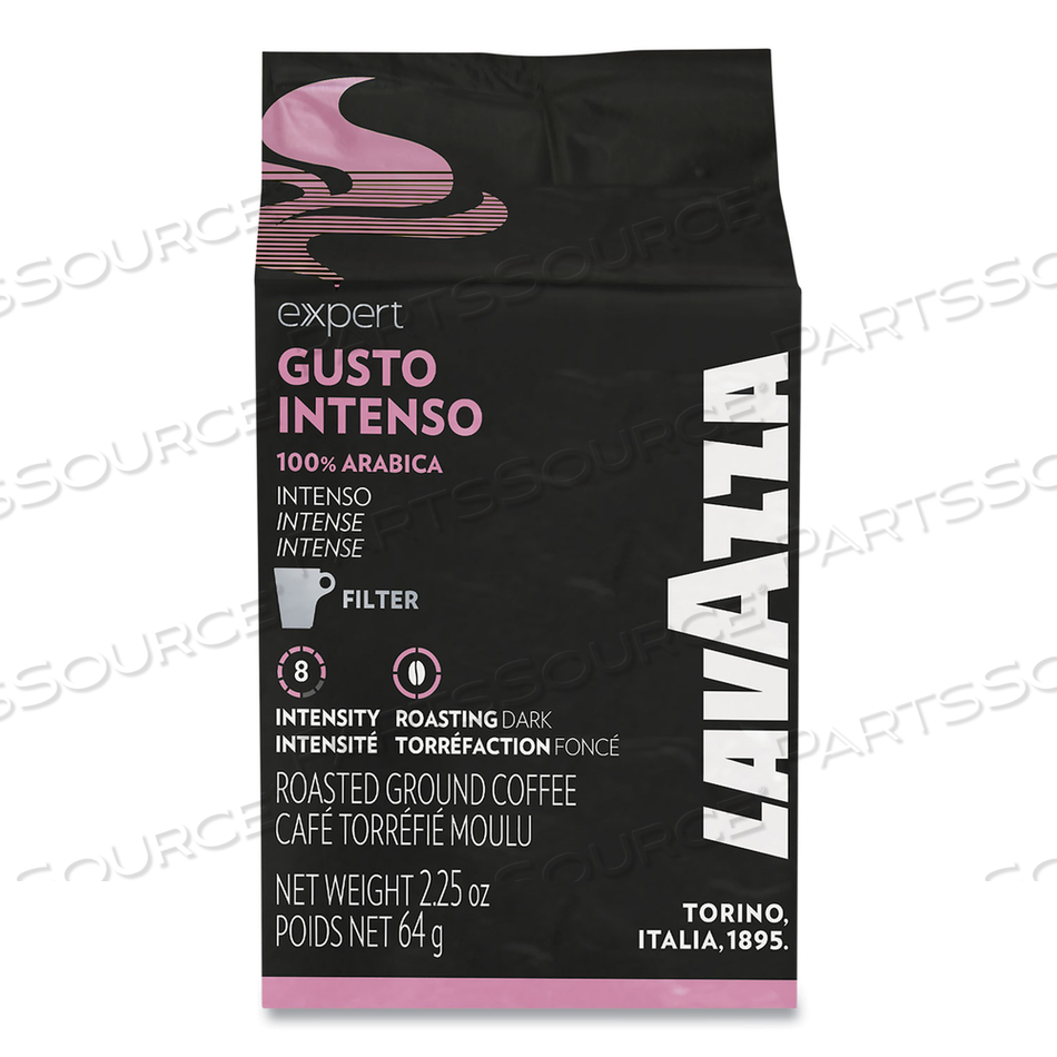 EXPERT GUSTO INTENSO FRACTION PACKS, INTENSITY 8, 2.25 OZ, 30/CARTON 