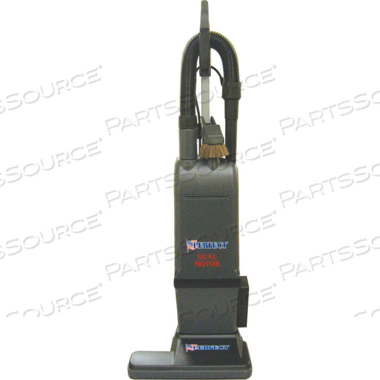 PERFECT PRODUCTS UPRIGHT VACUUM W/HEPA FILTRATION, 15" CLEANING WIDTH 