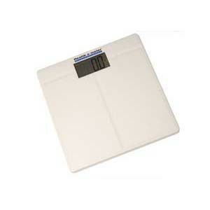 DIGITAL FLOOR SCALE, 397 LB X 0.2 LB, 1.5 IN LCD DISPLAY by Health O Meter Professional Scales