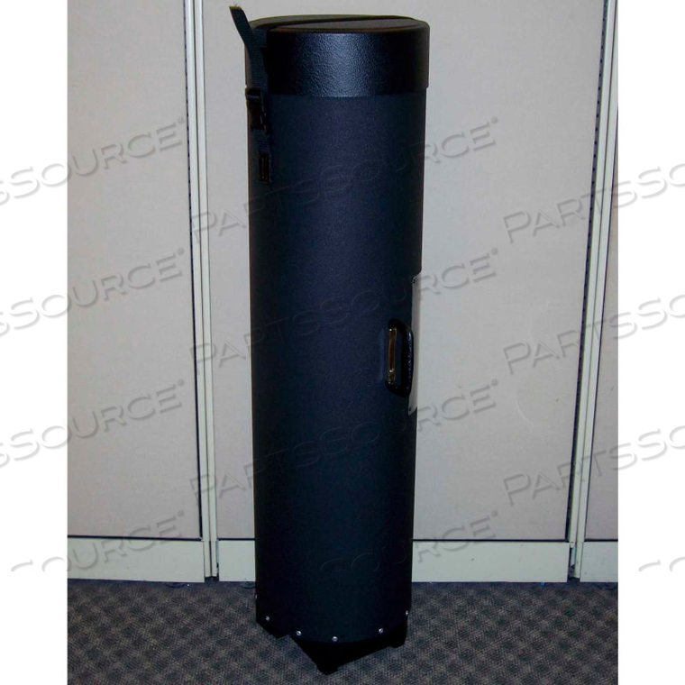511 ROTUNDA GRAPHICS CASE WITH WHEELS - TRADE SHOW CASE - 18"L X 18"W X 29"H, BLACK by Case Design Corporation