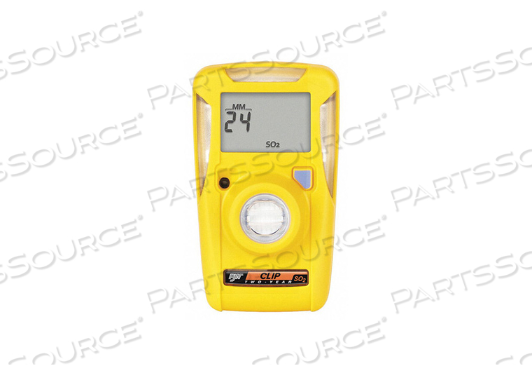 SINGLE GAS DETECTR SO2 YLLW 2YR. BATTERY by BW Technologies