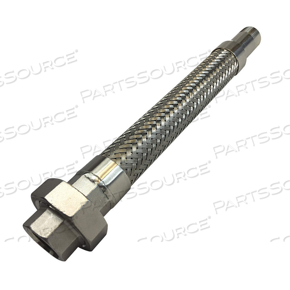 FLEXIBLE METAL HOSE ASSEMBLY, 1/4 IN HOSE INSIDE DIA., 5 IN DYNAMIC MIN. BEND RADIUS (IN.), MNPT by Approved Vendor FLEXIBLE METAL HOSE ASSEMBLY, 1/4 IN HOSE INSIDE DIA., 5 IN DYNAMIC MIN. BEND RADIUS (IN.), MNPT by Approved Vendor