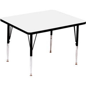 ACTIVITY TABLES, 36"L X 36"W, STANDARD HEIGHT, SQUARE - WHITE by Correll ACTIVITY TABLES, 36"L X 36"W, STANDARD HEIGHT, SQUARE - WHITE by Correll