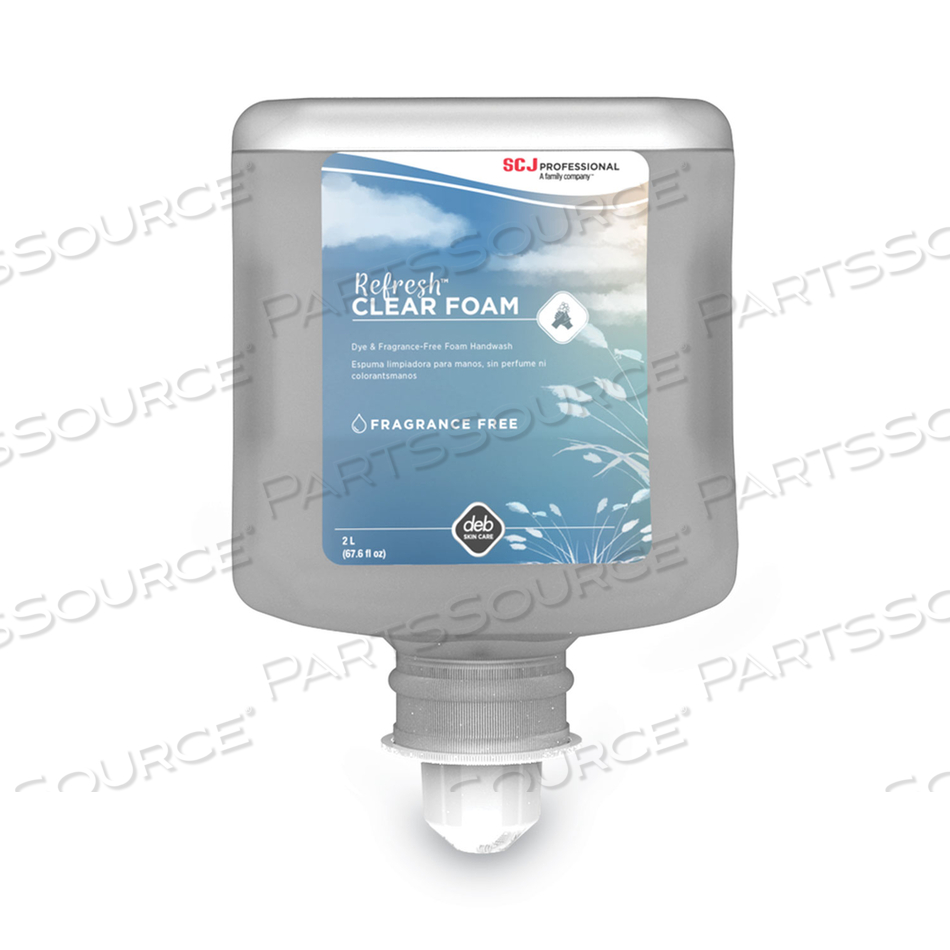 REFRESH FOAMING HAND SOAP MANUAL CARTRIDGE, UNSCENTED, 1 L REFILL, 6/CARTON by SC Johnson
