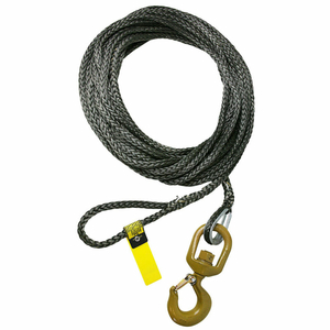 OZ LIFTING 3/8" X 45' SYNTHETIC WIRE CABLE ASSEMBLY by Oz Lifting Products