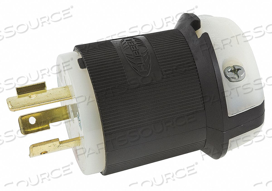 PLUG 480VAC 20A L8-20P 2P 3W 1PH by Hubbell Incorporated, Wiring Device-Kellums PLUG 480VAC 20A L8-20P 2P 3W 1PH by Hubbell Incorporated, Wiring Device-Kellums