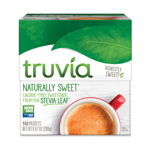 NATURAL SUGAR SUBSTITUTE, 140 PACKETS/BOX by Truvia