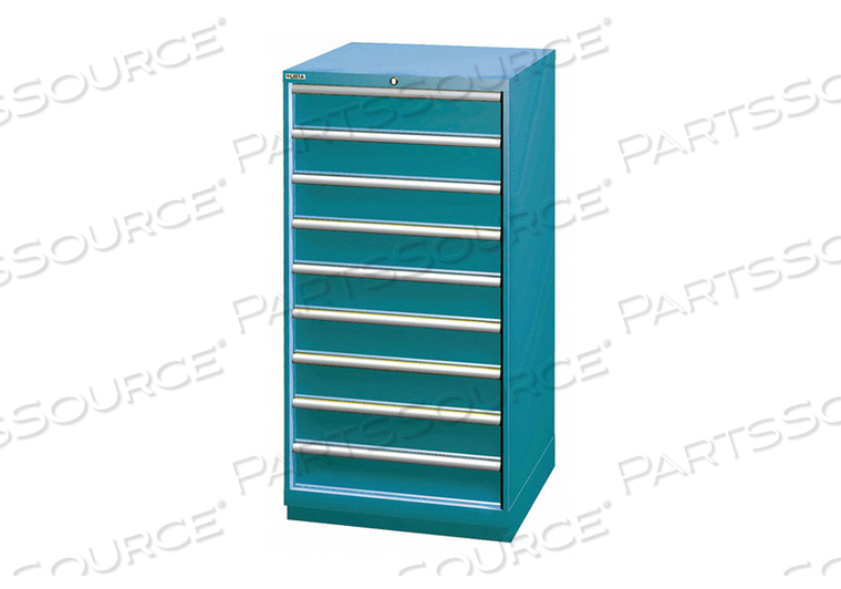 G8235 MOD DRWR CAB 59-1/2 H 9 DRWR CLSSC BLUE by Lista G8235 MOD DRWR CAB 59-1/2 H 9 DRWR CLSSC BLUE by Lista