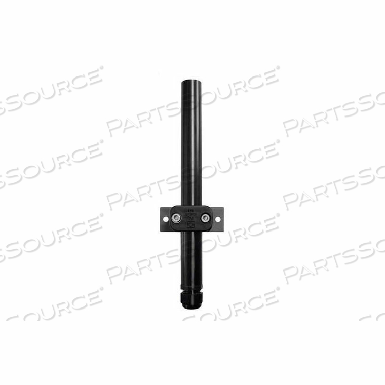 TUBE W/CLAMP 278 MM, BLACK 