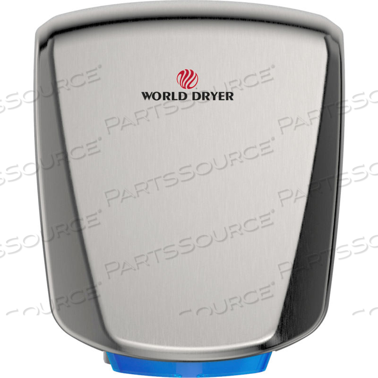 VERDEDRI HI-SPEED HAND DRYER, ADA COMPLIANT, BRUSHED STAINLESS, 120-277V by World Dryer