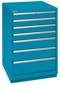 MOD DRWR CAB 41-1/2 H 7 DRWR CLSSC BLUE by Lista
