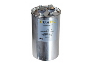 MOTOR RUN CAPACITOR 50 MFD 5-1/4 IN H by Titan Pro