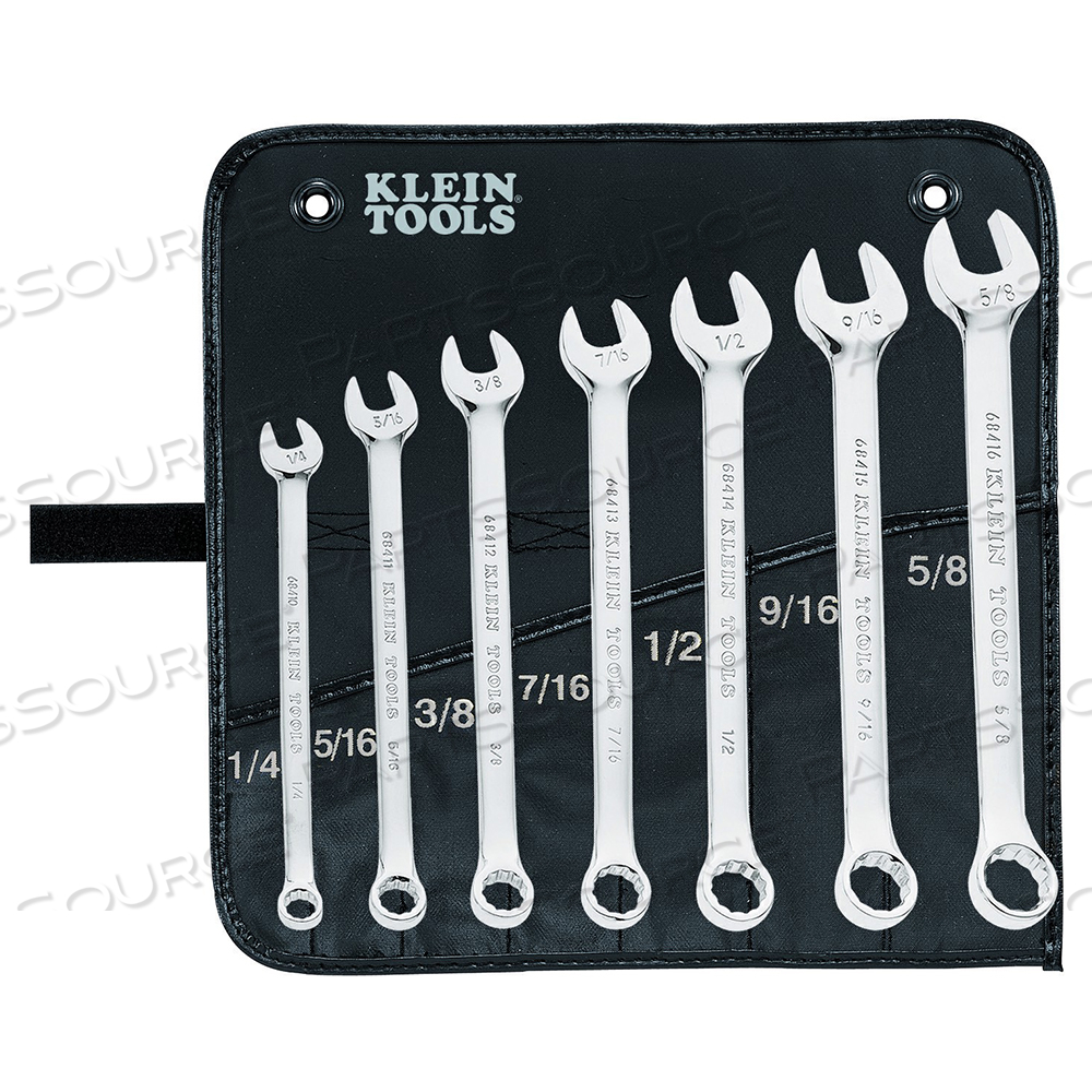 COMBINATION WRENCH SET, 7-PC. W/ POUCH by Klein Tools COMBINATION WRENCH SET, 7-PC. W/ POUCH by Klein Tools