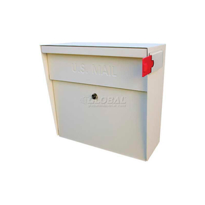 METRO WALL MOUNT MAIL BOSS LOCKING MAILBOX WHITE by Epoch Design LLC Dba Mail Boss METRO WALL MOUNT MAIL BOSS LOCKING MAILBOX WHITE by Epoch Design LLC Dba Mail Boss