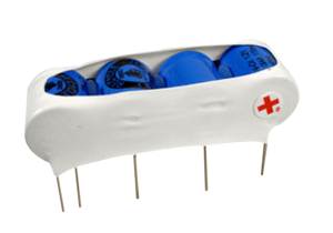 RECHARGEABLE BATTERY PACK, NICKEL CADMIUM, 4.8V, 0.11 AH, PC MOUNT by B. Braun Medical Inc (Infusion Systems Division)
