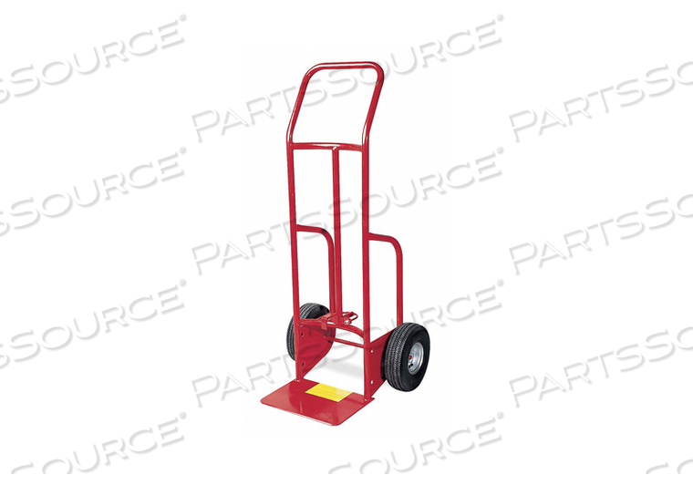 STEEL-FRAME DRUM HAND TRUCK, LOAD CAPACITY 650 LB, FOR CONTAINER MATERIAL STEEL, FOR MAXIMUM CONTAINER DIAMETER 24 IN, WHEEL DIA. 10 IN, WHE by DAYTON ELECTRIC MANUFACTURING CO