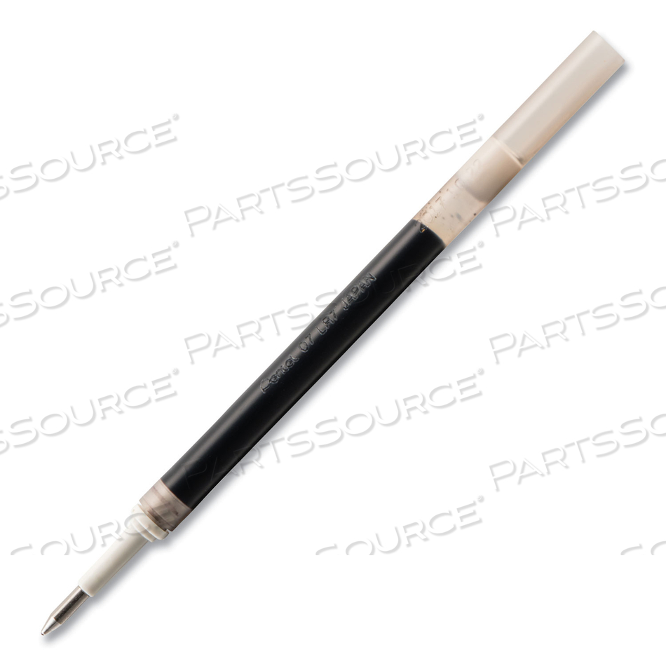 REFILL FOR PENTEL ENERGEL RETRACTABLE LIQUID GEL PENS, MEDIUM CONICAL TIP, BLACK INK by Pentel of America