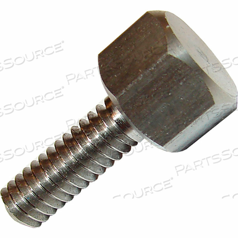 HEX HEAD THUMB SCREW - #10-24 - 1/2" THREAD - 3/8" HEX HEAD - 1/4" HEAD H - STAINLESS - PKG OF 5 by Morton Machine Works
