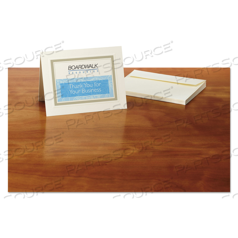 NOTE CARDS WITH MATCHING ENVELOPES, INKJET, 80 LB, 4.25 X 5.5, EMBOSSED MATTE IVORY, 60 CARDS, 2 CARDS/SHEET by Avery