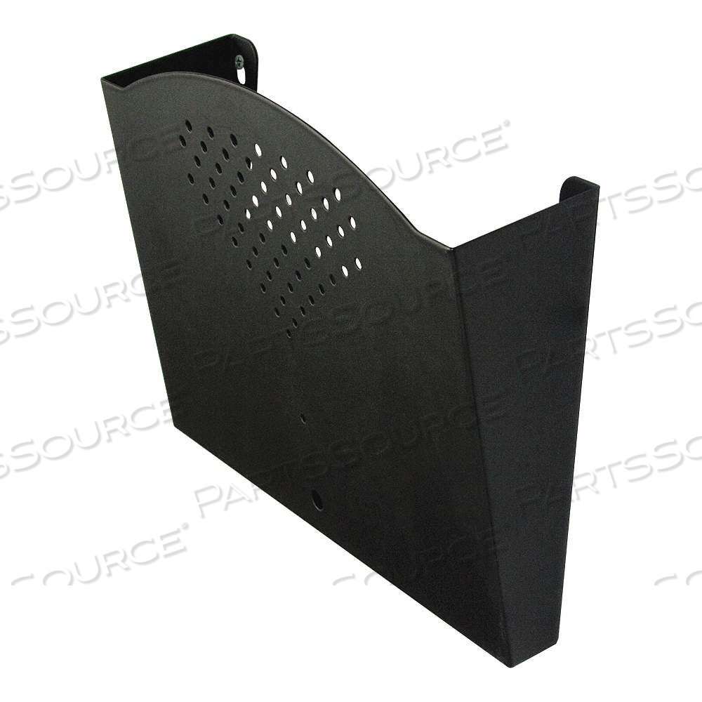 WALL FILE, 1 COMPARTMENTS, STEEL, BLACK, SCREW IN, MOUNTING HARDWARE INCLUDED by Approved Vendor