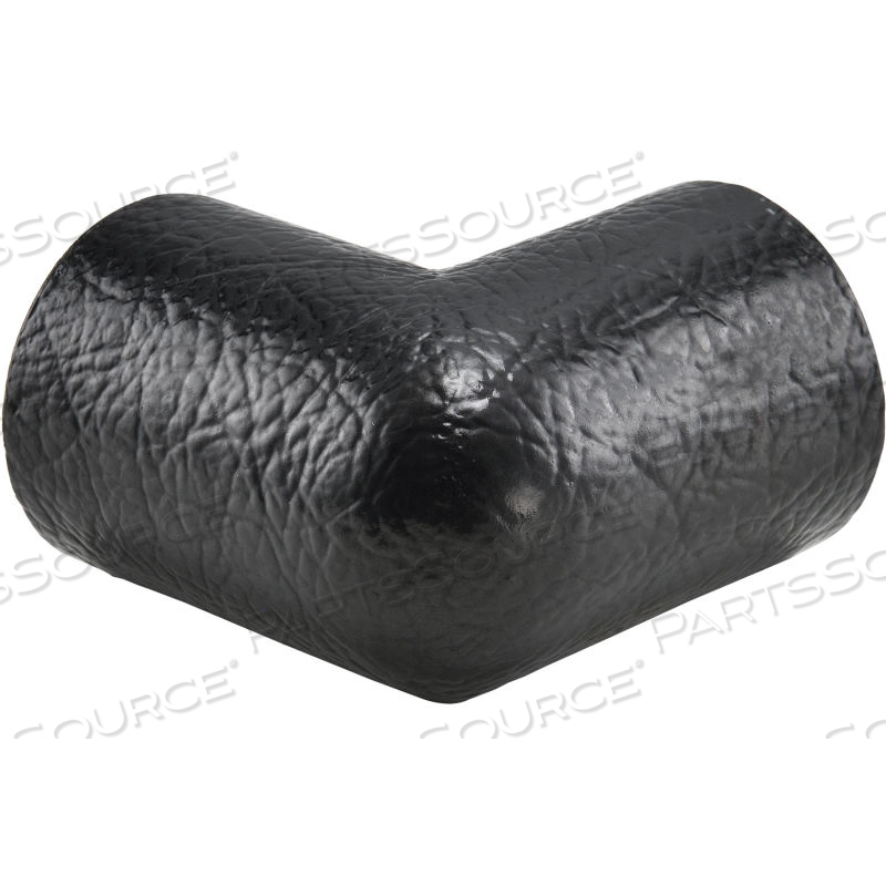 2D PROTECTIVE SAFETY CORNER GUARDS, PU FOAM, ADHESIVE BACKED, BLACK, 1/EACH by Approved Vendor