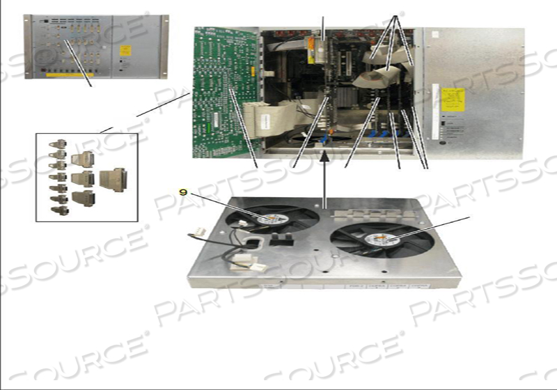 FAN 12VDC-4,2W-176CBM/H-Q120X25 by Siemens Medical Solutions
