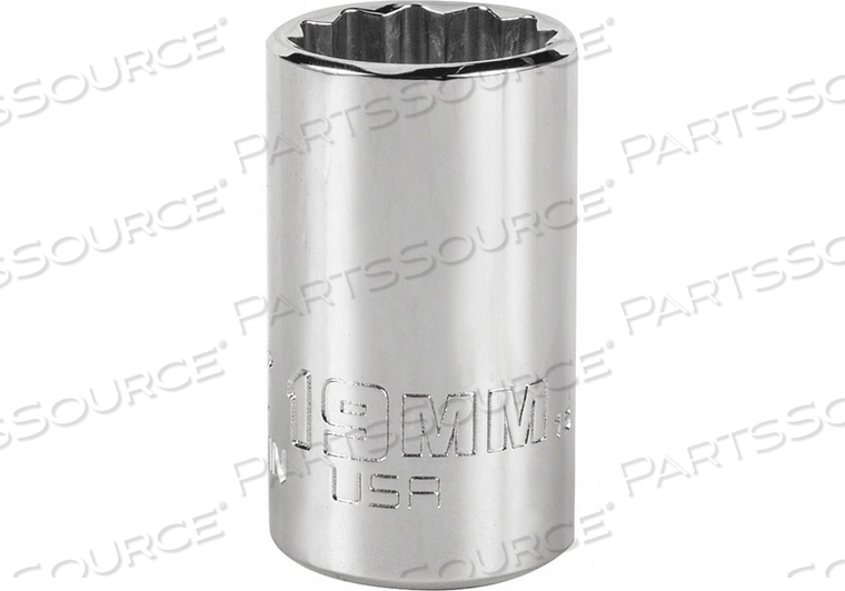 SOCKET 1/2 METRIC SIZE 19MM by Proto SOCKET 1/2 METRIC SIZE 19MM by Proto