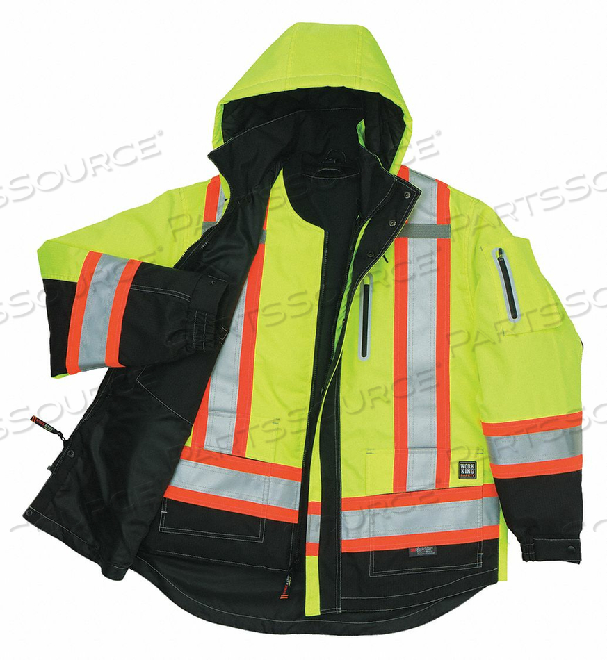 S18711 Tough Duck HI-VIS PARKA FLO GREEN M SIZE : PartsSource : PartsSource - Healthcare 
