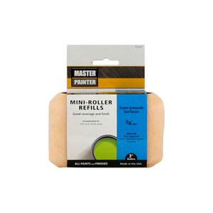 MASTER PAINTER 3" SELECT SPECIALTY ROLLER COVER, 3/8" NAP, KNIT, SEMI SMOOTH, 2 PACK by General Paint And Manufacturing