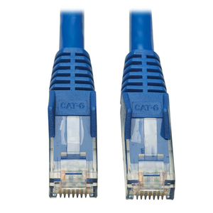 CAT6 PATCH CABLE UTP SNAGLESS W/ POE CMR-LP BLUE RJ45 M/M 20FT by Tripp Lite