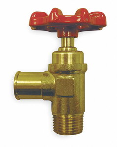 DRAIN COCK BRASS MNPT X HOSE 3/8 IN by Anderson Metals