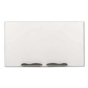 ULTRA-TRIM MAGNETIC BOARD, DRY ERASE PORCELAIN-ON STEEL, 72 X 48, WHITE/SILVER by Mooreco