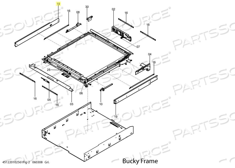 SET OF GUIDE RAIL CASSETTE TRAY by Philips Healthcare