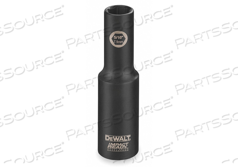 IMPACT SOCKET 3/8 IN DR 7/16 IN 6 PT by DeWalt